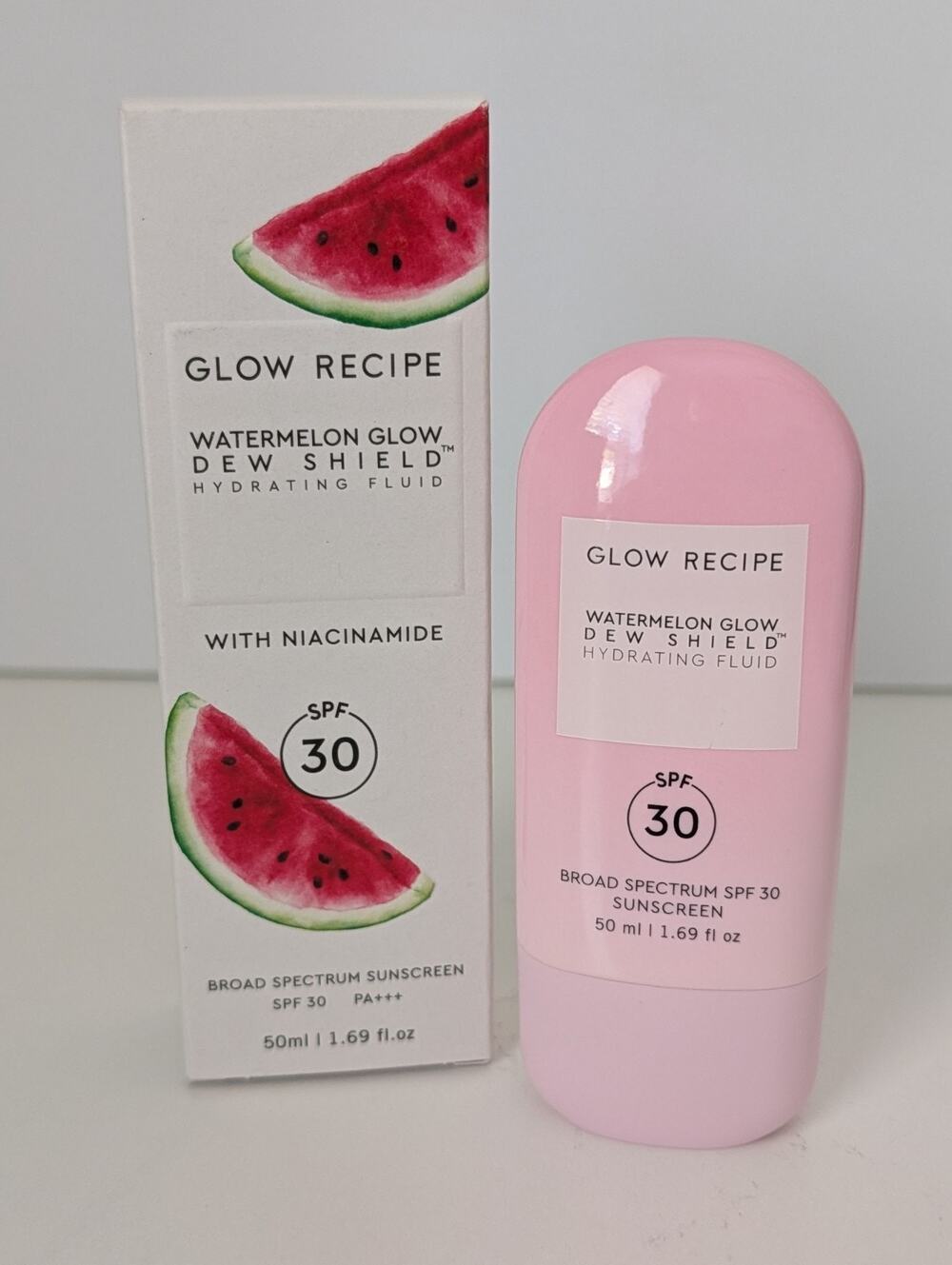 Glow Recipe Watermelon Glow Dew Shield SPF 30 Hydrating Fluid Sunscreen New